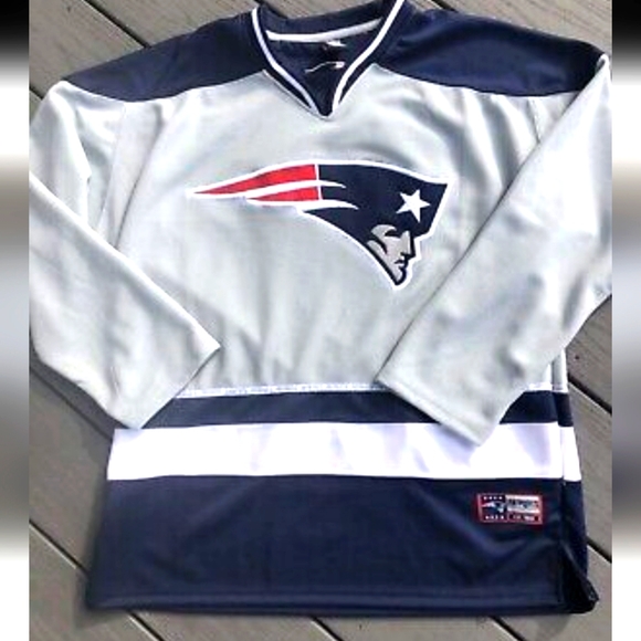 NFL, Shirts, Nwt New England Patriots Hockey Jersey